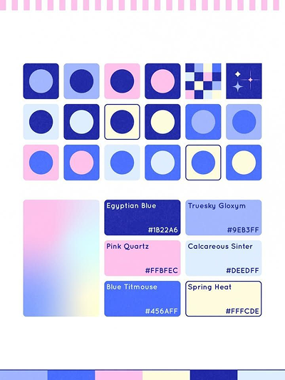 Final AfterClass colour palette with hex codes